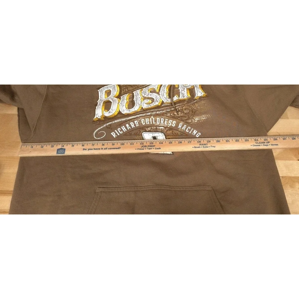 Kyle Busch NASCAR Racing RCR 2025 Rebel Bourbon Brown Mens 2XL Hoodie